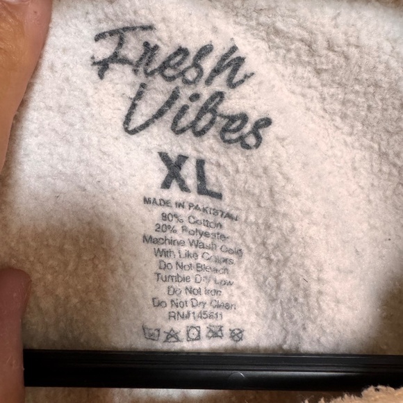 Fresh Vibes 1995 Send Burritos Bro‎ Hoody w/ Front Pouch XL Extra Large - Picture 5 of 13